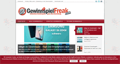 Desktop Screenshot of gewinnspielfreak.com